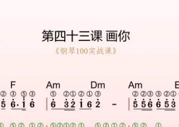 第43课: 画你 动态乐谱